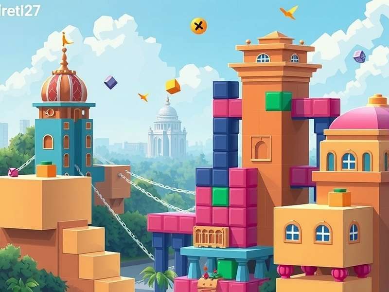 Bangalore Block Blitz colorful puzzle gameplay